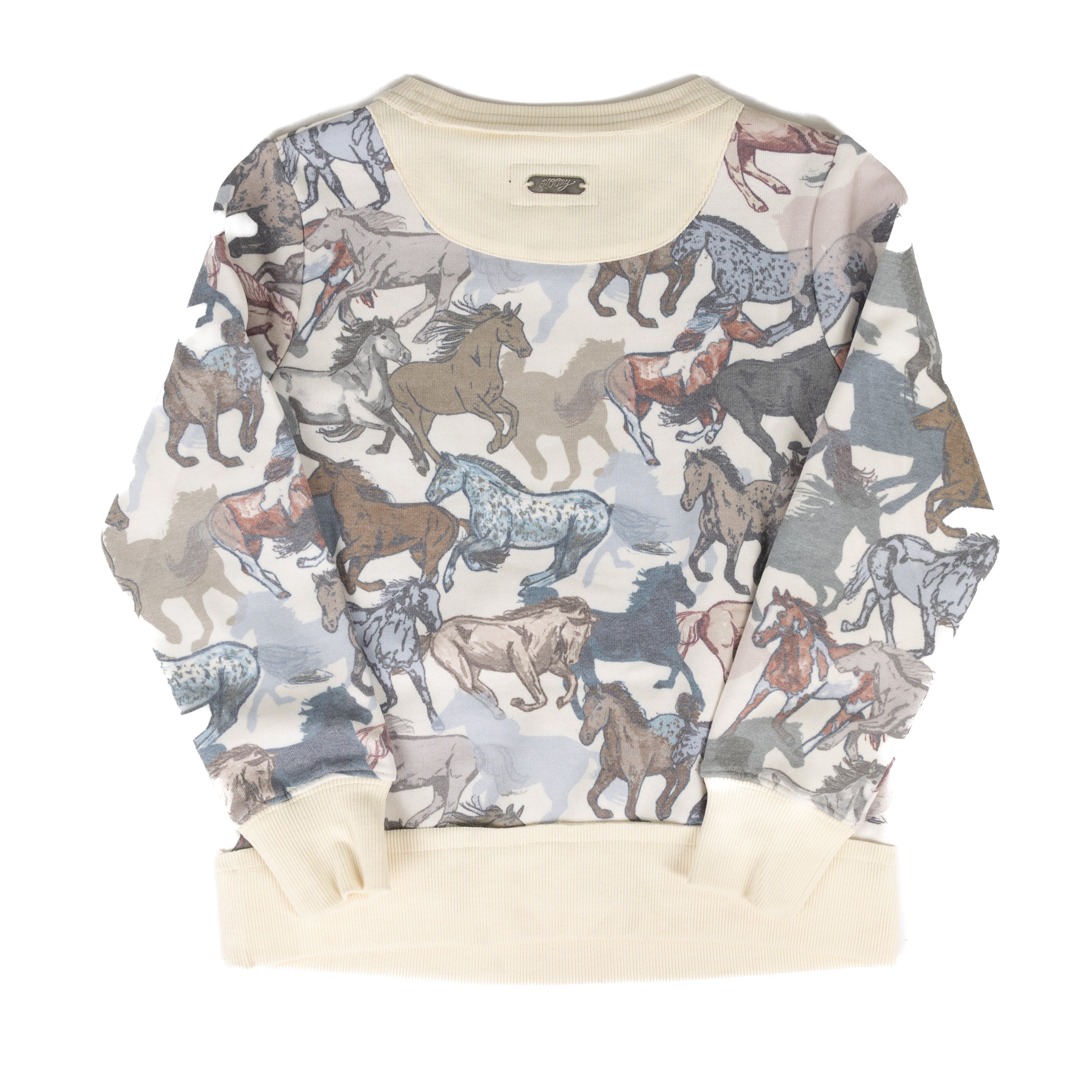 Hooey Girl's Long Sleeve Stallion Crew Neck Sweatshirt HH2603PR-Y
