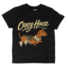 Youth Crazy House Short Sleeve Dachshund T-shirt 