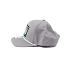 Crazy House Light Gray Cap with Patch and Rope