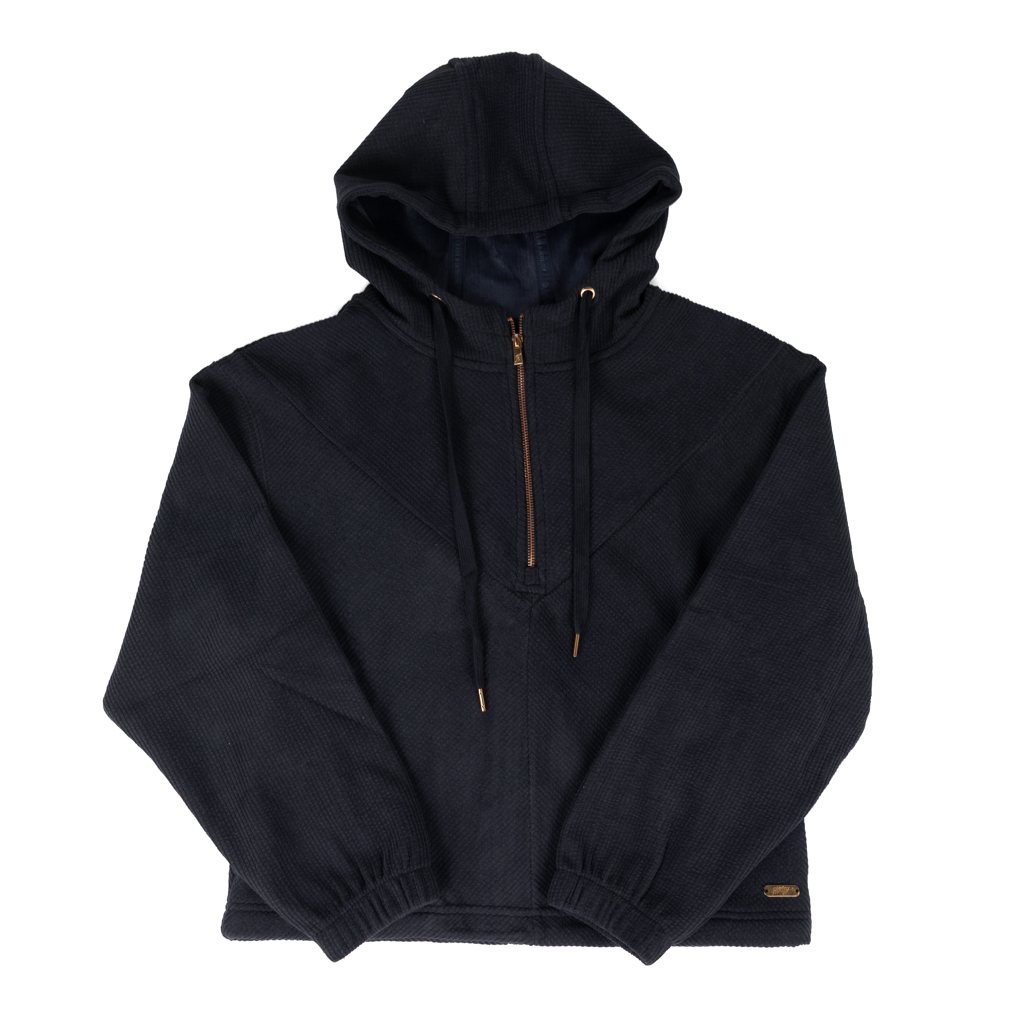 Hooey Women's Navy Cowgirl Corduroy 1/2 Zip Hoodie HH2626NV