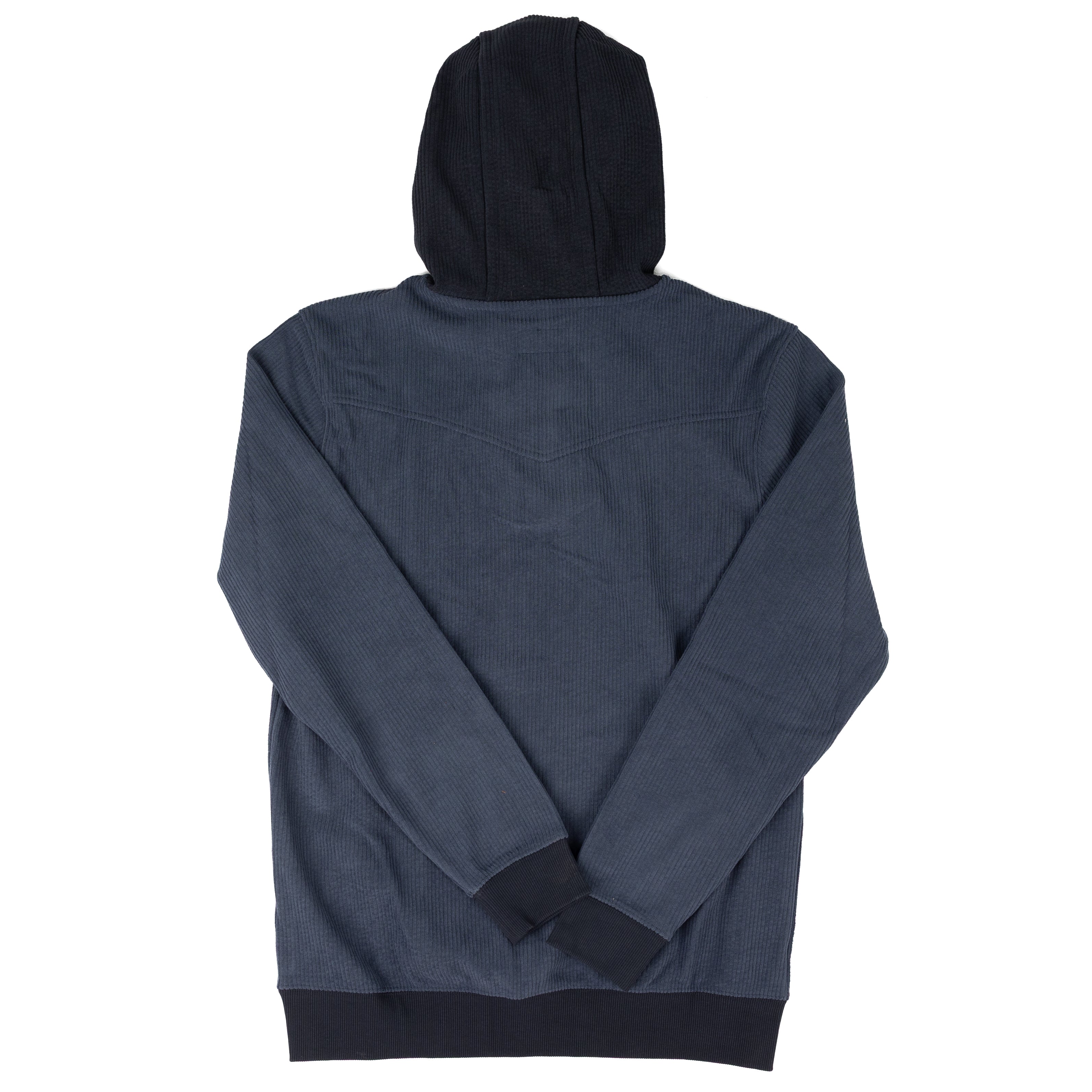 Hooey Men's Cowboy Corduroy Hoodie HH2618BL