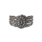 Women's Gallup Silver Concho Cuff Bracelet 