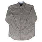 Circle S Men's Gray Long Sleeve Button Up Dress Shirt CSB1000-49