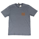 Crazy House Blue Short Sleeve Mountain Sunset T-shirt 