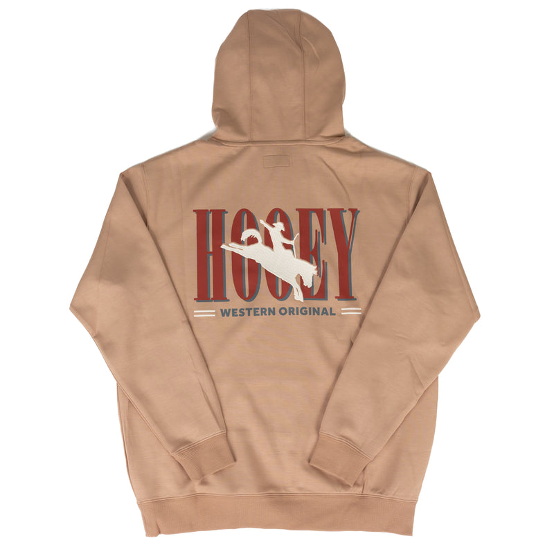 Hooey Men's Wild Ride Tan Hoodie with Logo HH2621TN