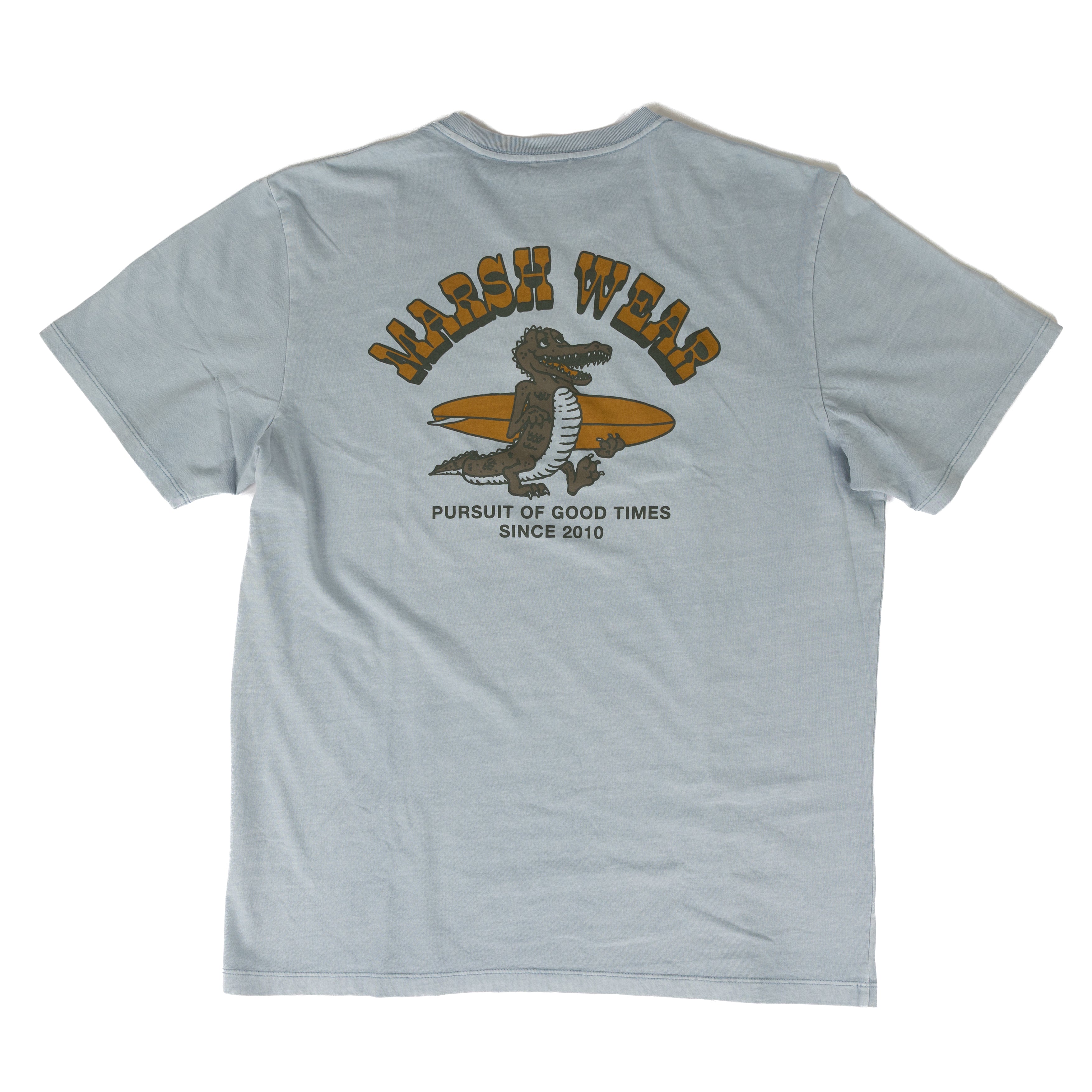Marsh Wear Men's Dusty Blue Local Line Up Short Sleeve Tee MWT5037-DUB