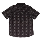 Rock and Roll Denim Men's Short Sleeve Black Geo Printed Tek Snap Shirt BMN3S09456