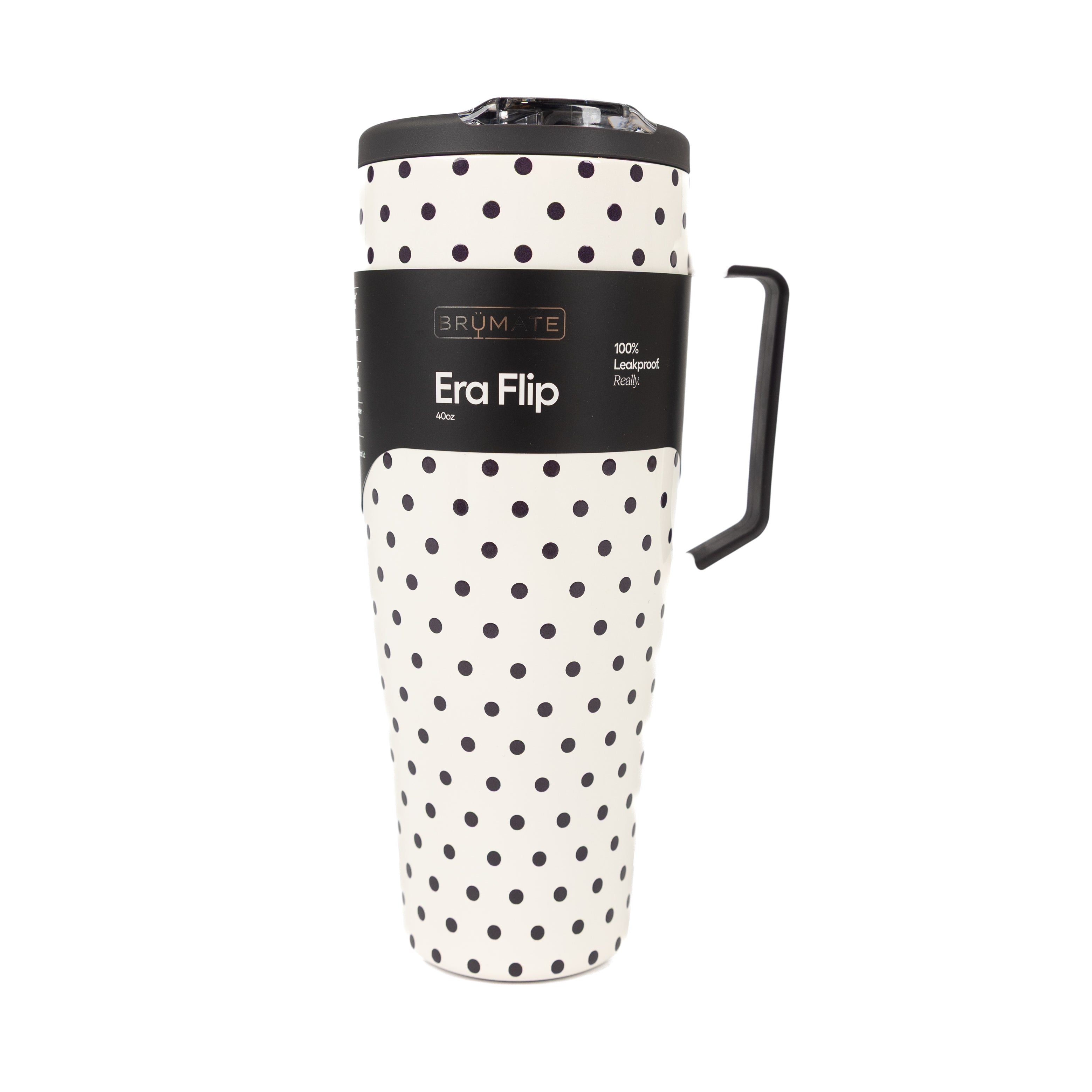 Brumate 40oz Era Flip Polka Pearl Leak Proof Tumbler DWEF40PKP