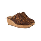 Corky's Women's Leopard Maybe Later Wedge Sandals 