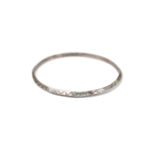 Women's Alzuni Thin Stamped Silver Bracelet 