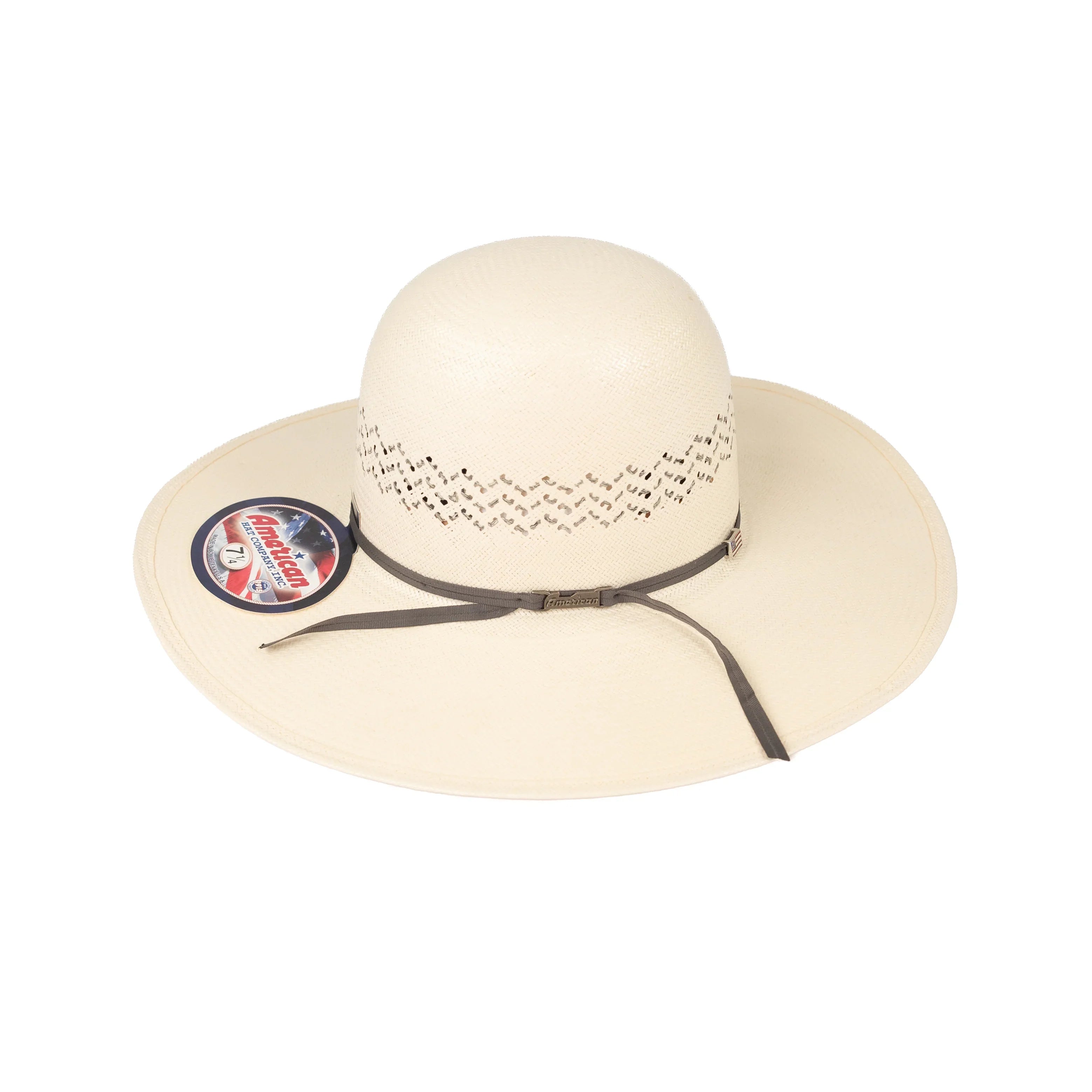 American Hat Company 5200 4.5" Straw Hat - Long Oval