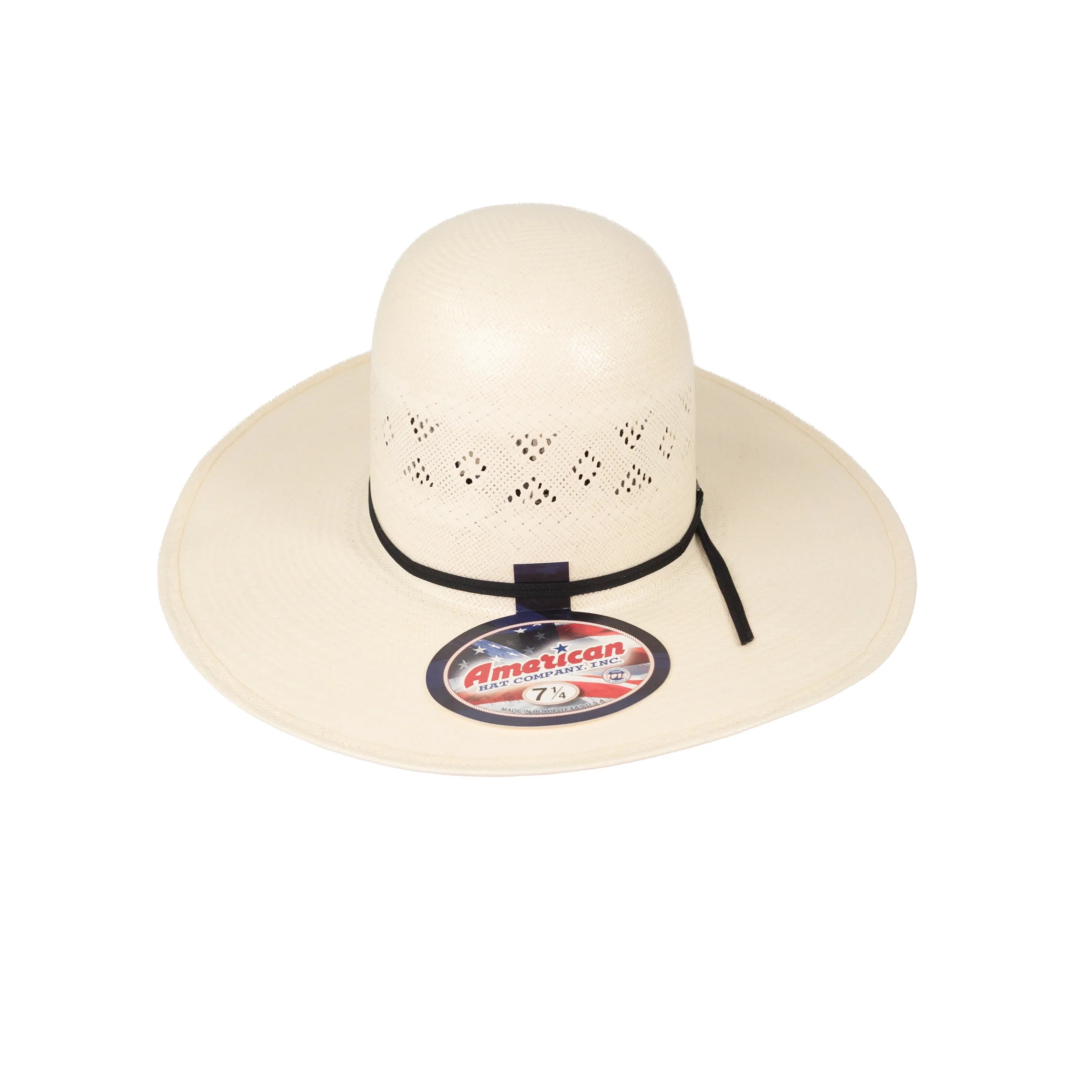 American Hat Company 8500S 4.25" Straw Hat - Long Oval