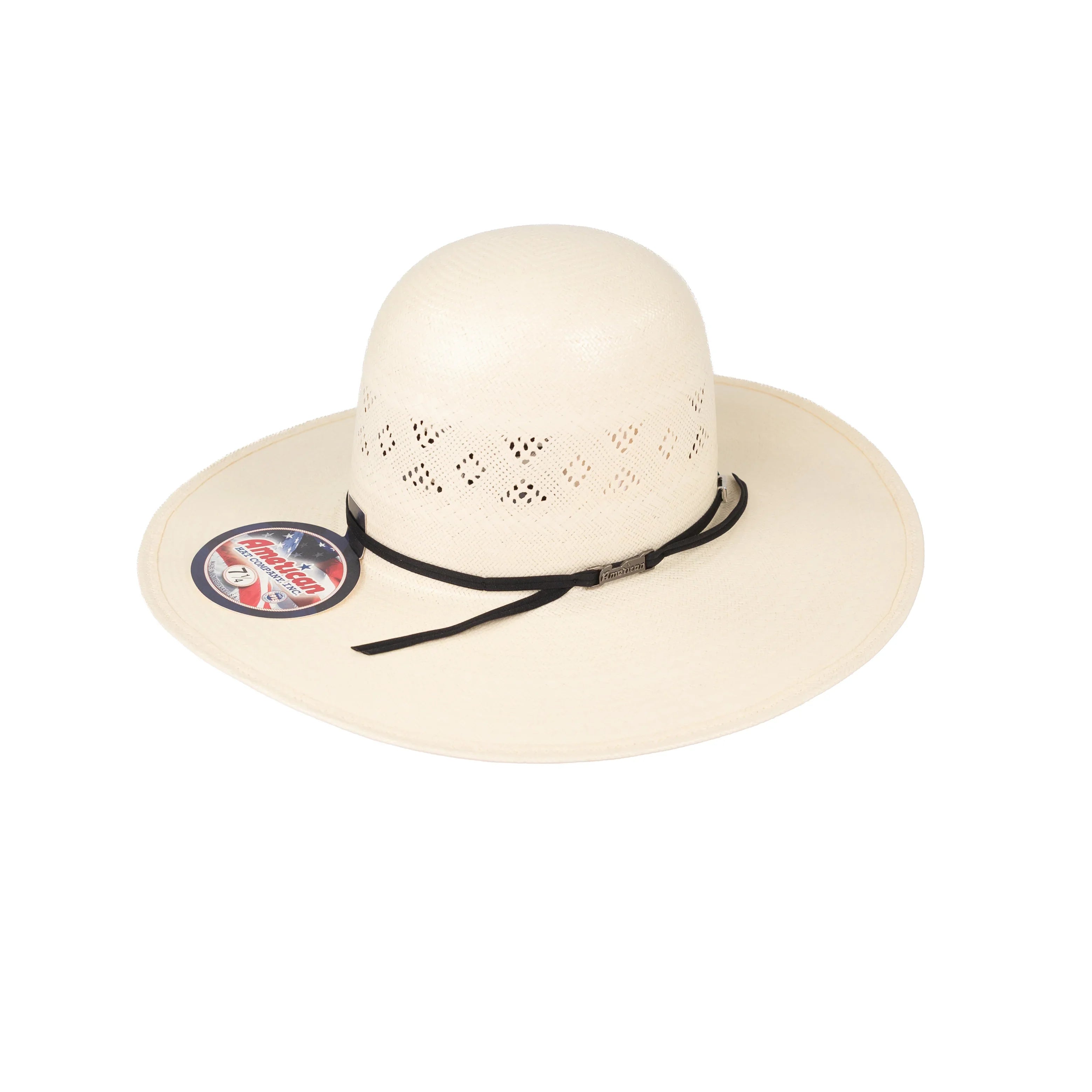 American Hat Company 8500S 4.25" Straw Hat - Long Oval