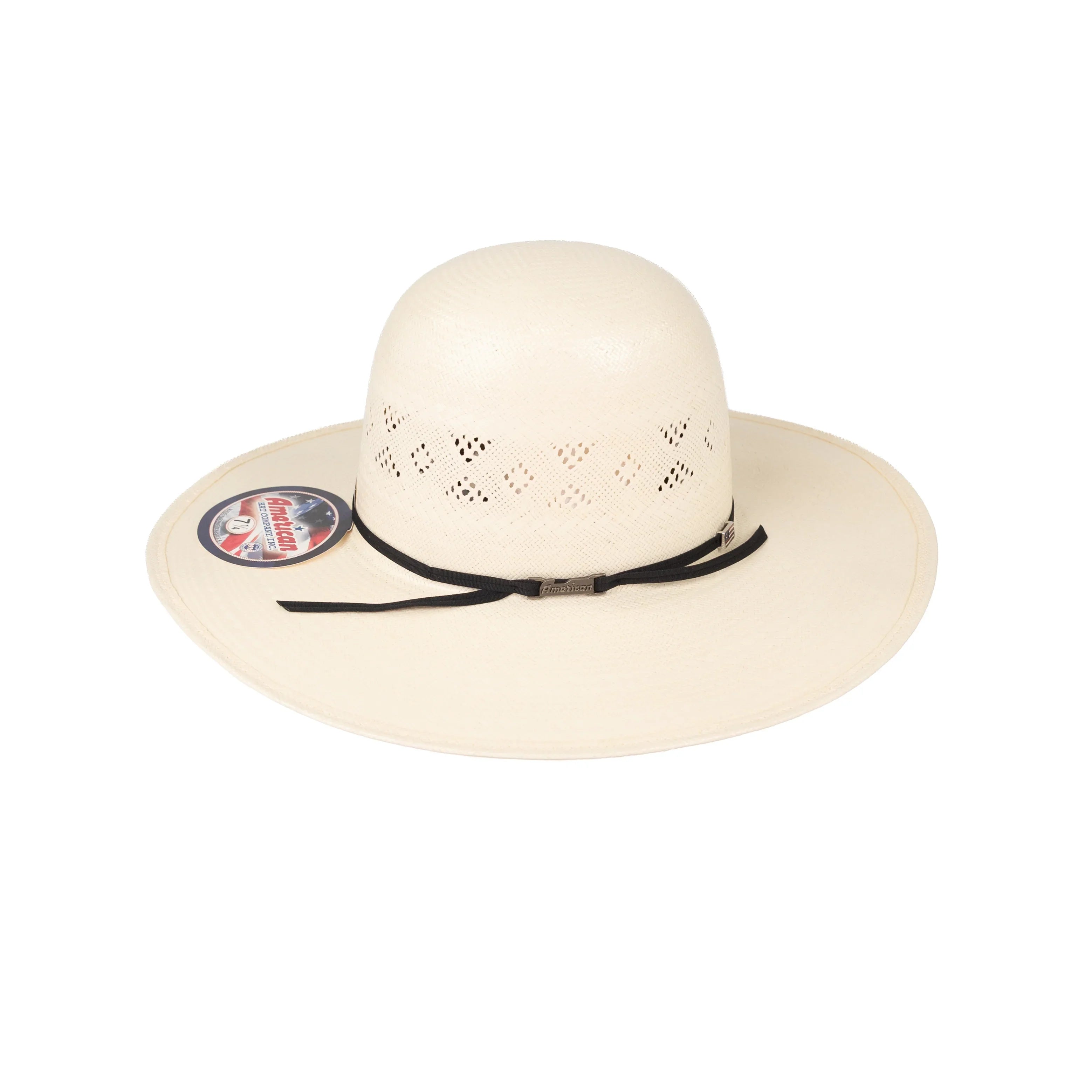 American Hat Company 8500S 4.25" Straw Hat - Long Oval