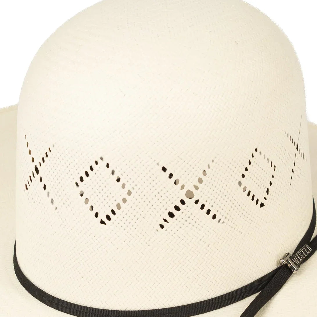 Twister "Hopewell" 4.5" Straw Hat T73914 - Long Oval