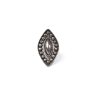 Women's Rhoda Handmade Silver Diamond Ball Stacker Ring
