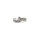 Women's Rhoda Silver Leaf Coffee Bean Post Hoop Earrings 