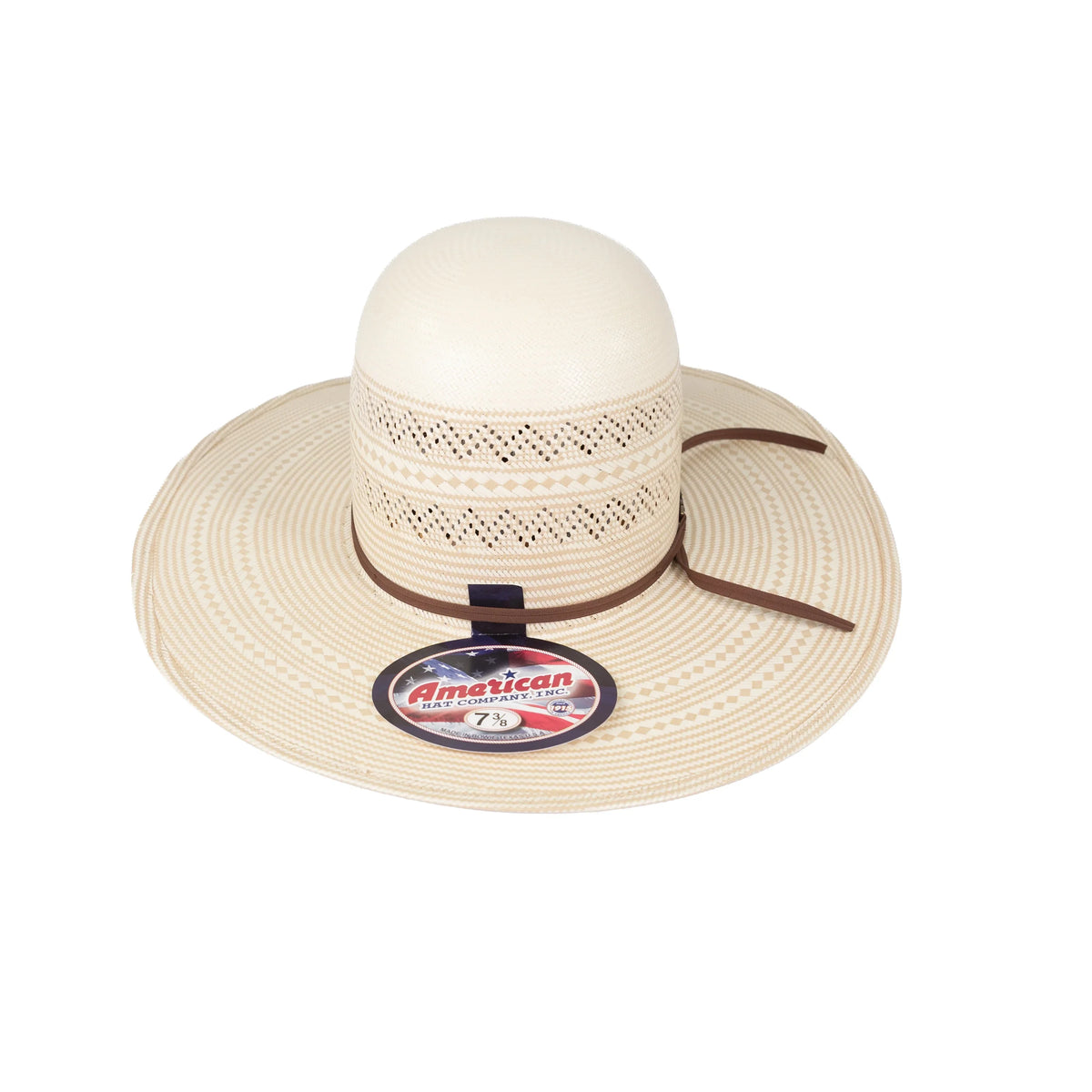 American Hat Company 6900 4.25" Straw Hat - Long Oval