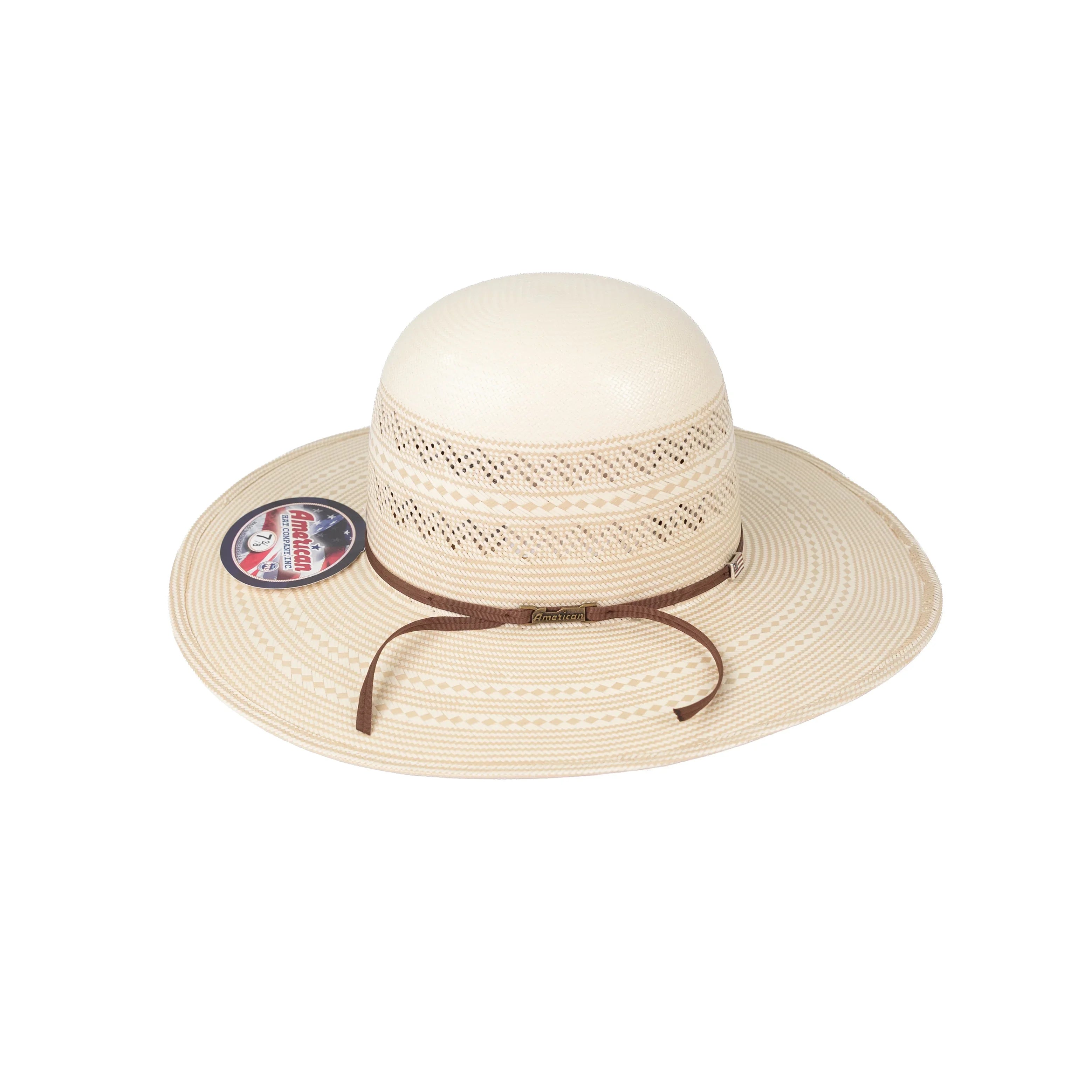 American Hat Company 6900 4.25" Straw Hat - Long Oval