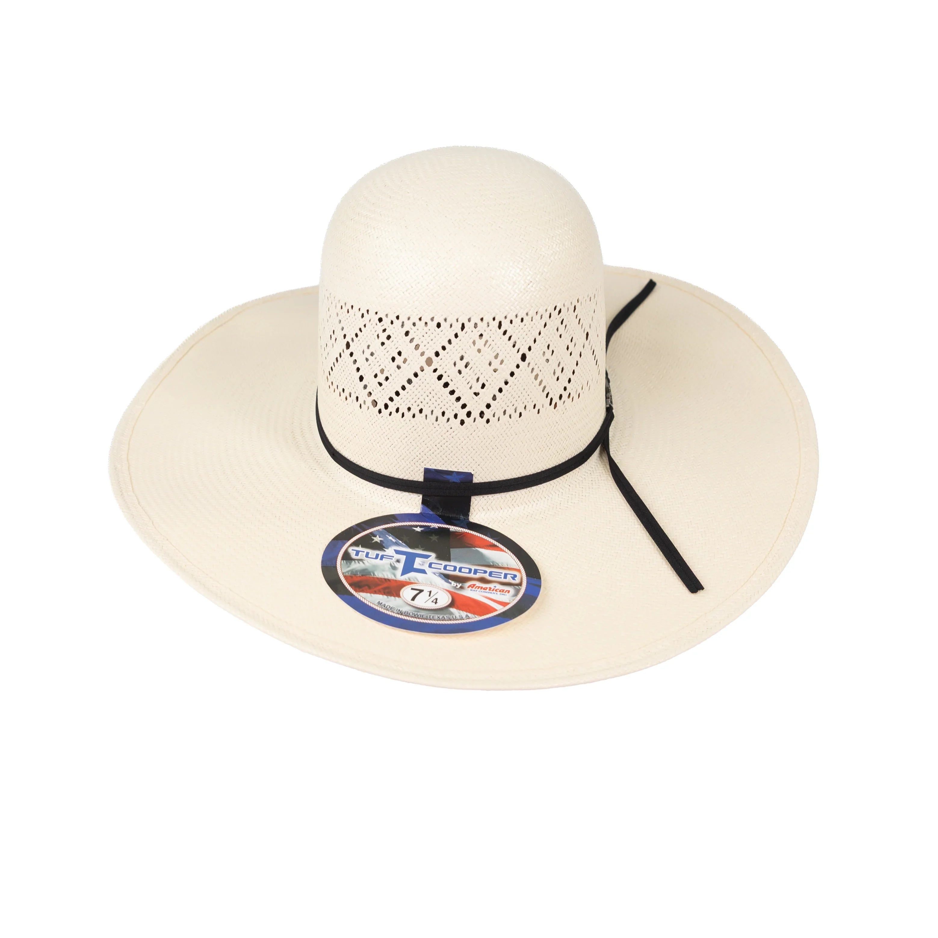 American Hat Company TC8800 4.5" Straw Hat - Long Oval
