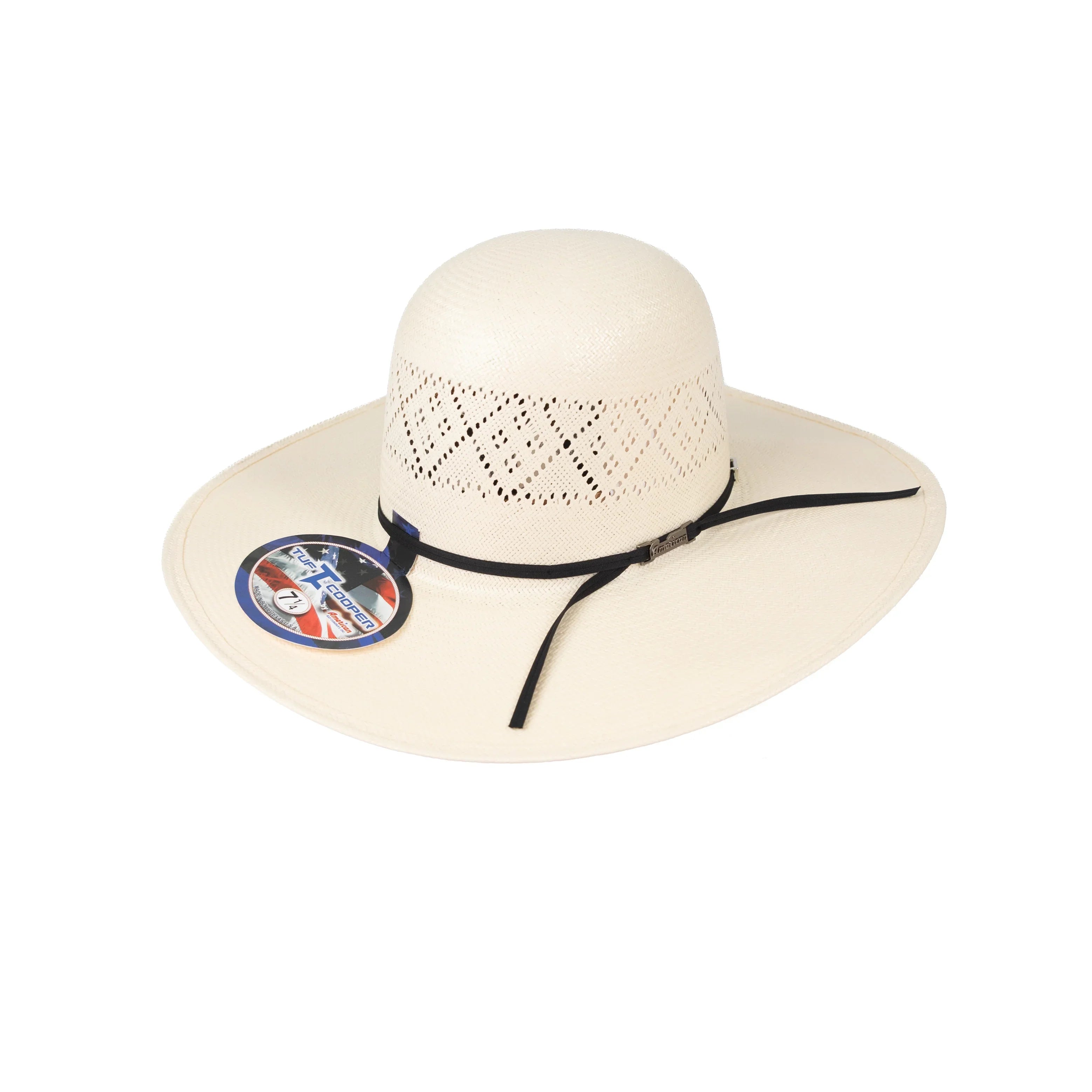 American Hat Company TC8800 4.5" Straw Hat - Long Oval