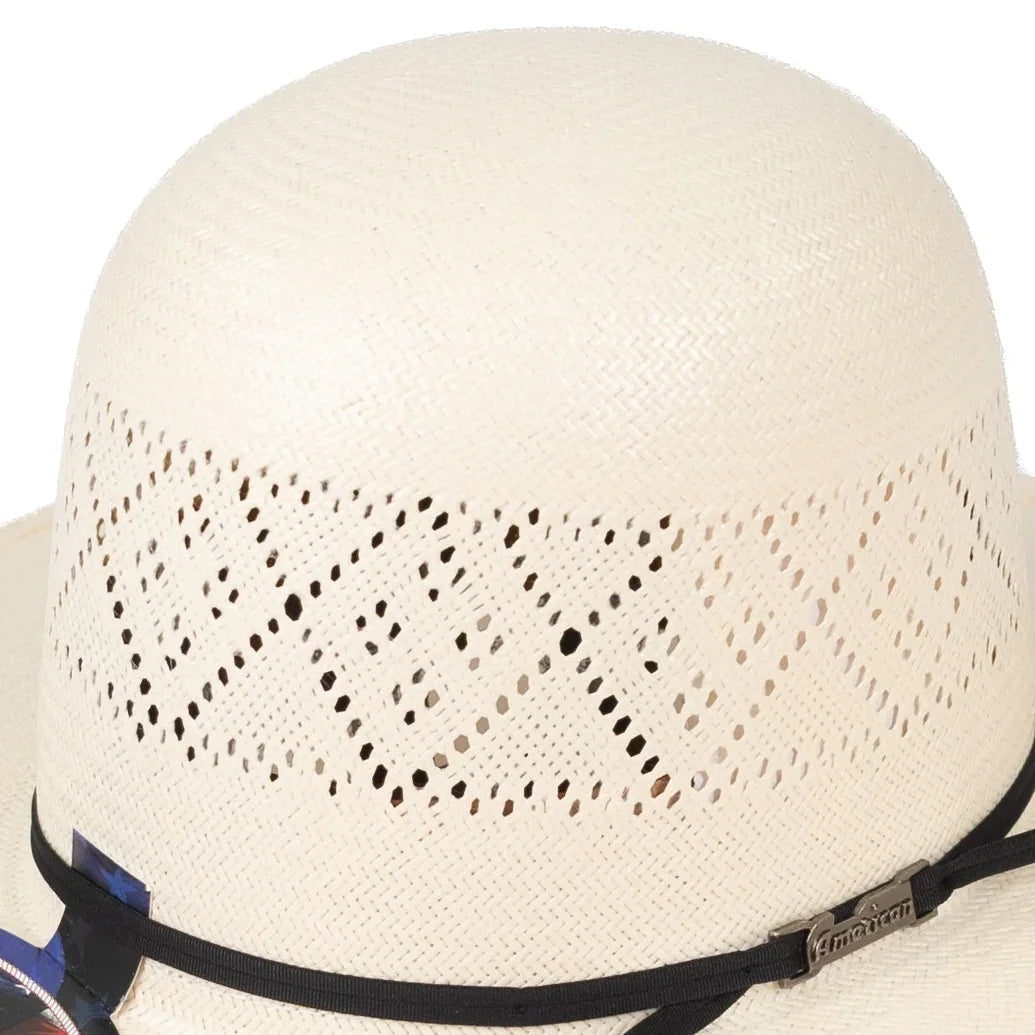 American Hat Company TC8800 4.5" Straw Hat - Long Oval