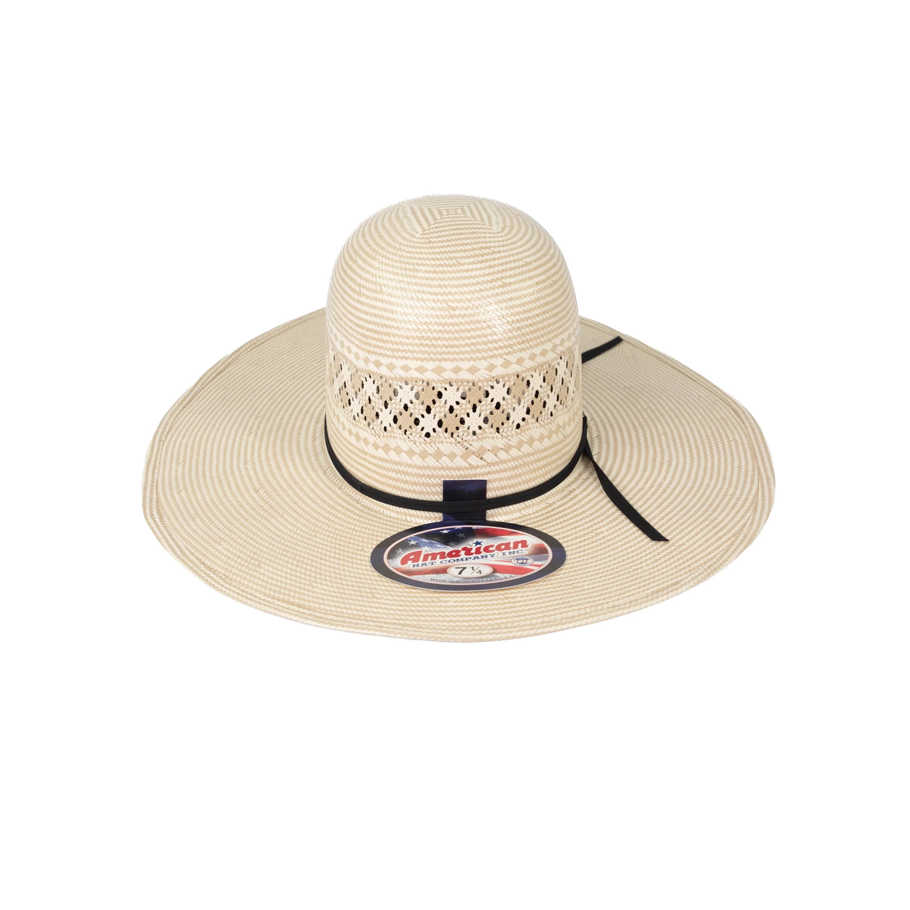 American Hat Company 1011 4.5" Straw Hat - Long Oval