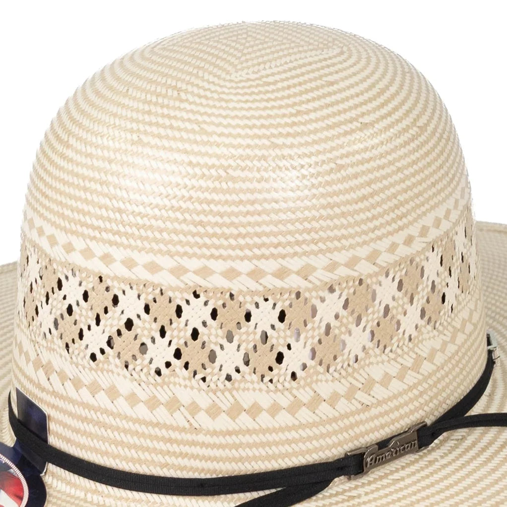 American Hat Company 1011 4.5" Straw Hat - Long Oval