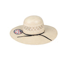 American Hat Company 1011 4.5" Straw Hat - Long Oval
