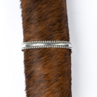 Women's Rhoda Double Ball Row Silver Cuff T4249