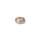 Women's Rhoda Silver Handmade Hammered Spinner Stack Ring 