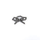 Women's Rhoda Handmade Silver Bow Navajo Pearl Stretch Ring 