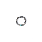 Women's Rhoda Handmade Navajo Pearl and Turquoise Stretch Ring 