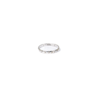 Women's Rhoda Handmade Silver V Cut Stacker Ring T5327