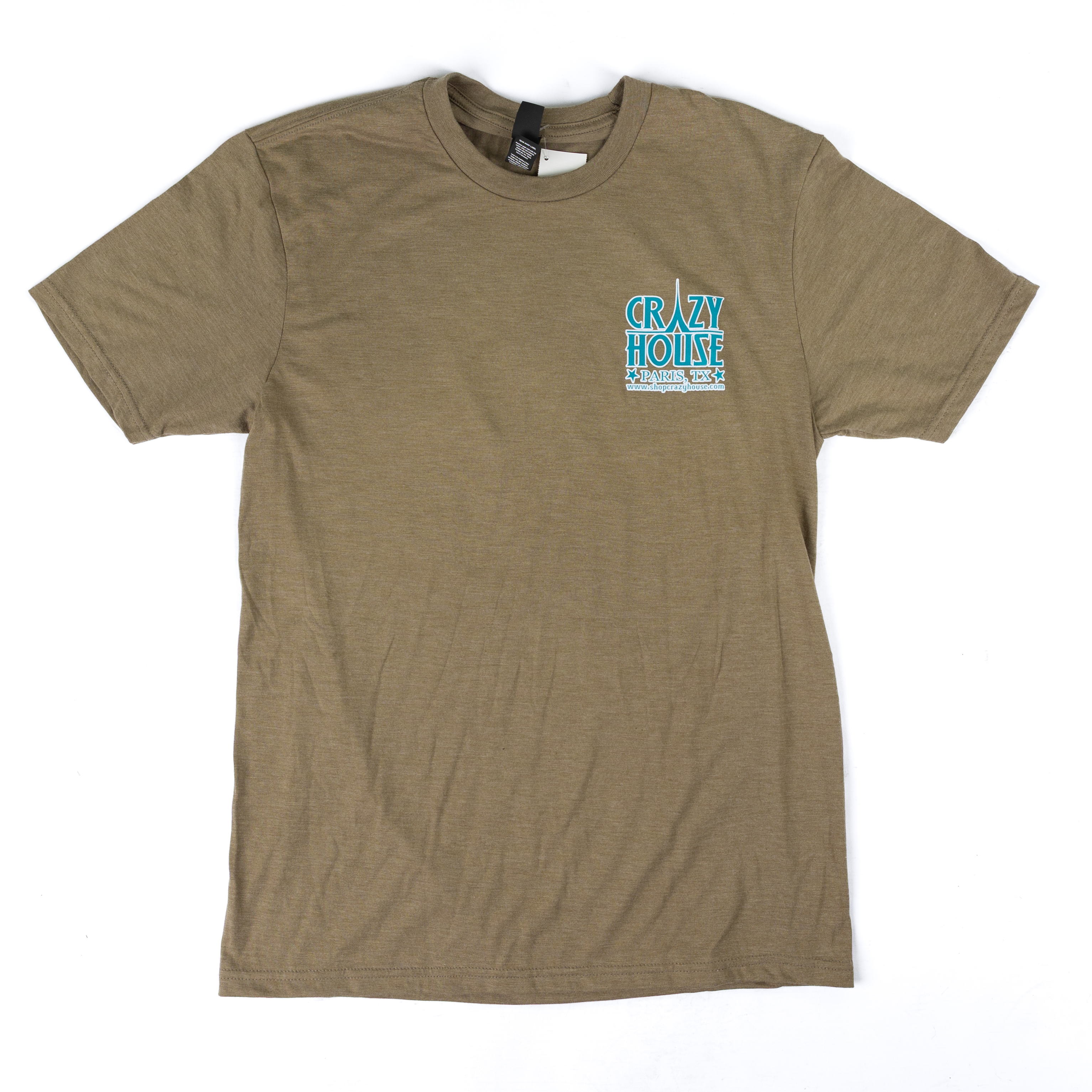 Crazy House Coy Brown Aztec Short Sleeve T-shirt 