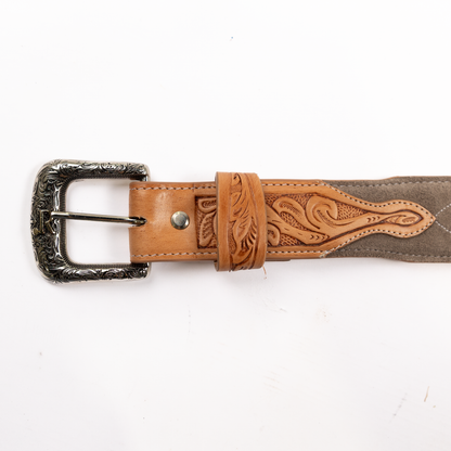Men's R. Watson Charcoal Roughout Belt 