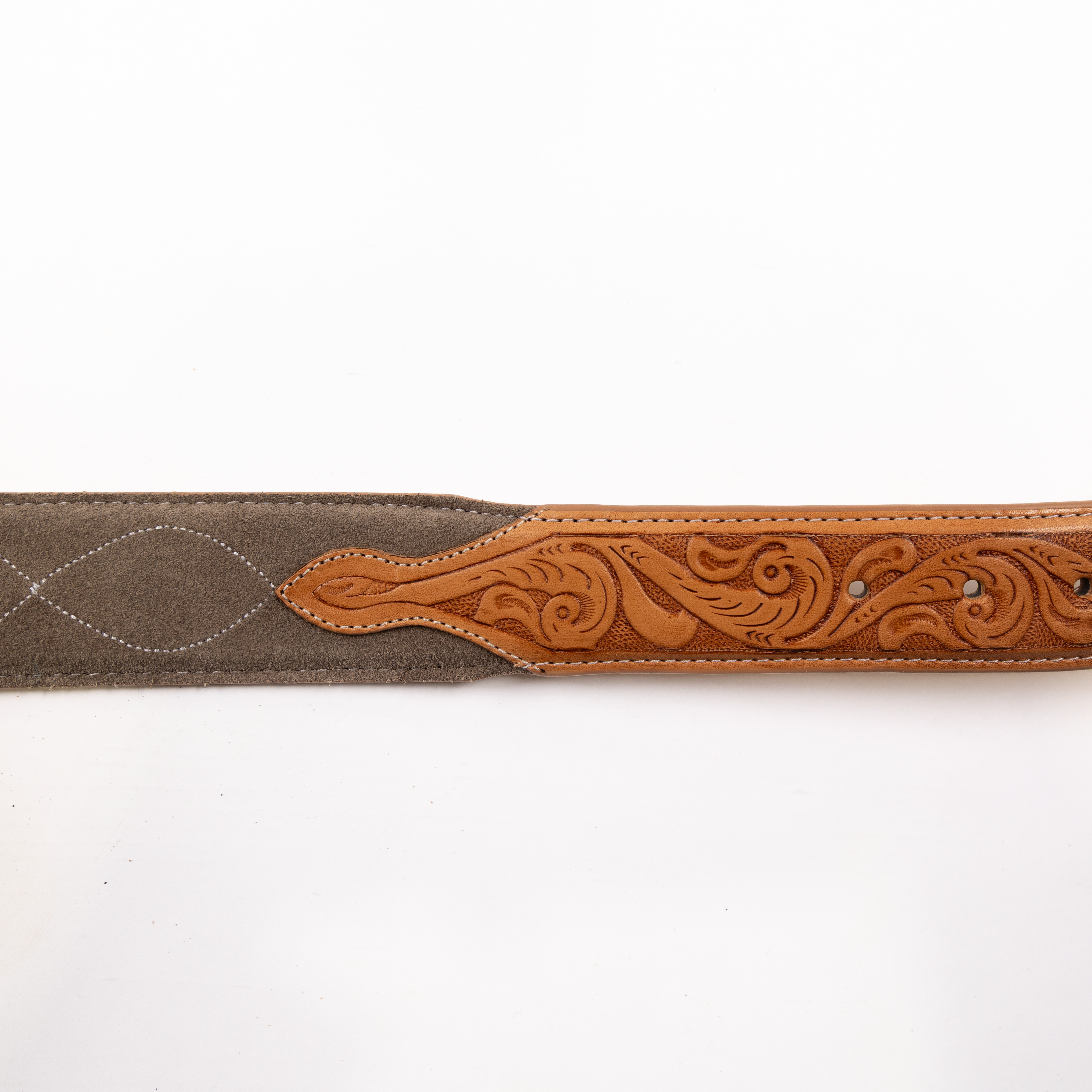 Men's R. Watson Charcoal Roughout Belt 