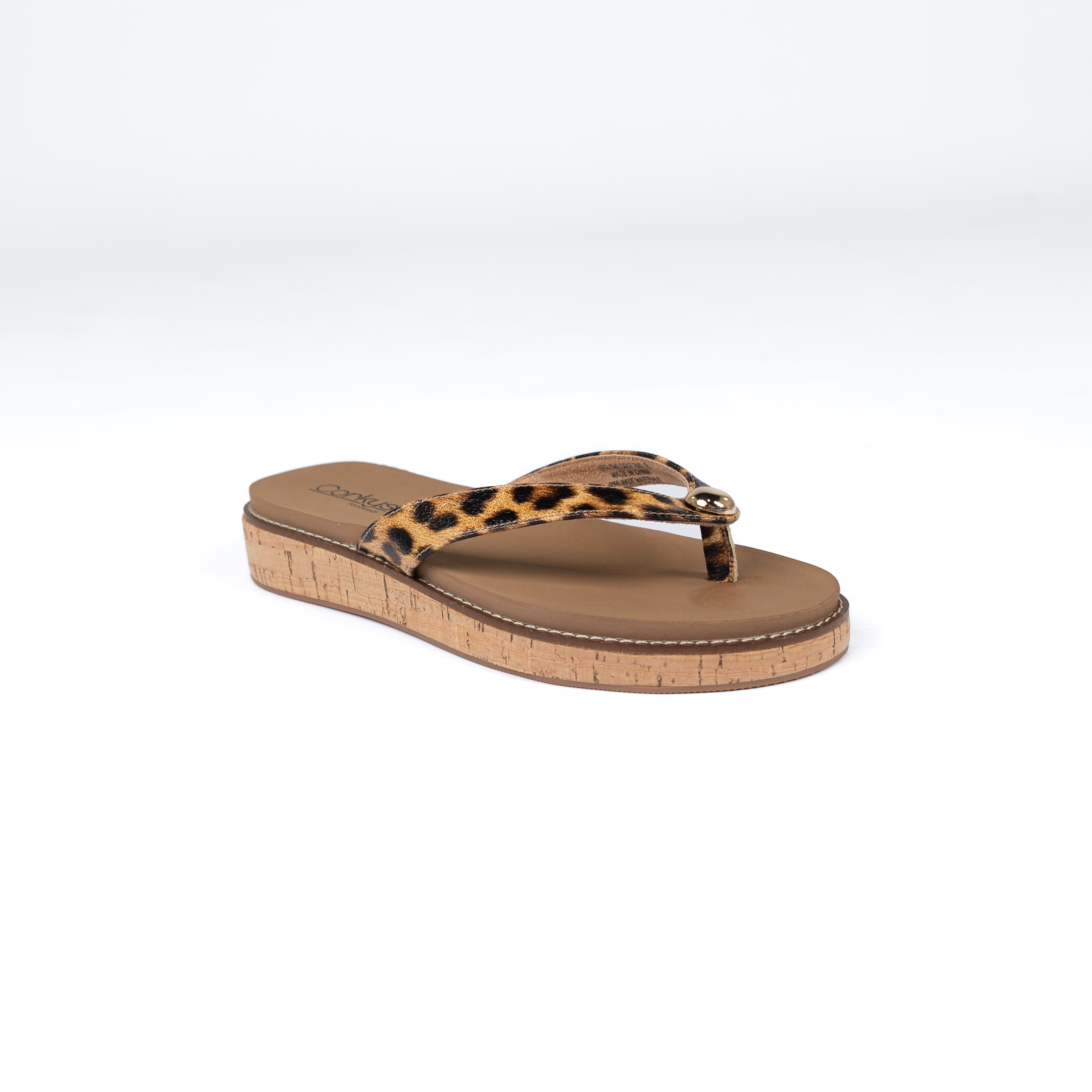 Women's Corkys Leopard Off The Deep End Flip Flops 41-0737-LEOP