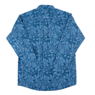 Men's Ariat Jorge Blue Paisley Long Sleeve Button Up Shirt 10071037
