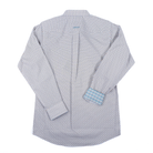 Men's Ariat Wrinkle Free Coleson Fitted White Print Long Sleeve Shirt 10071744