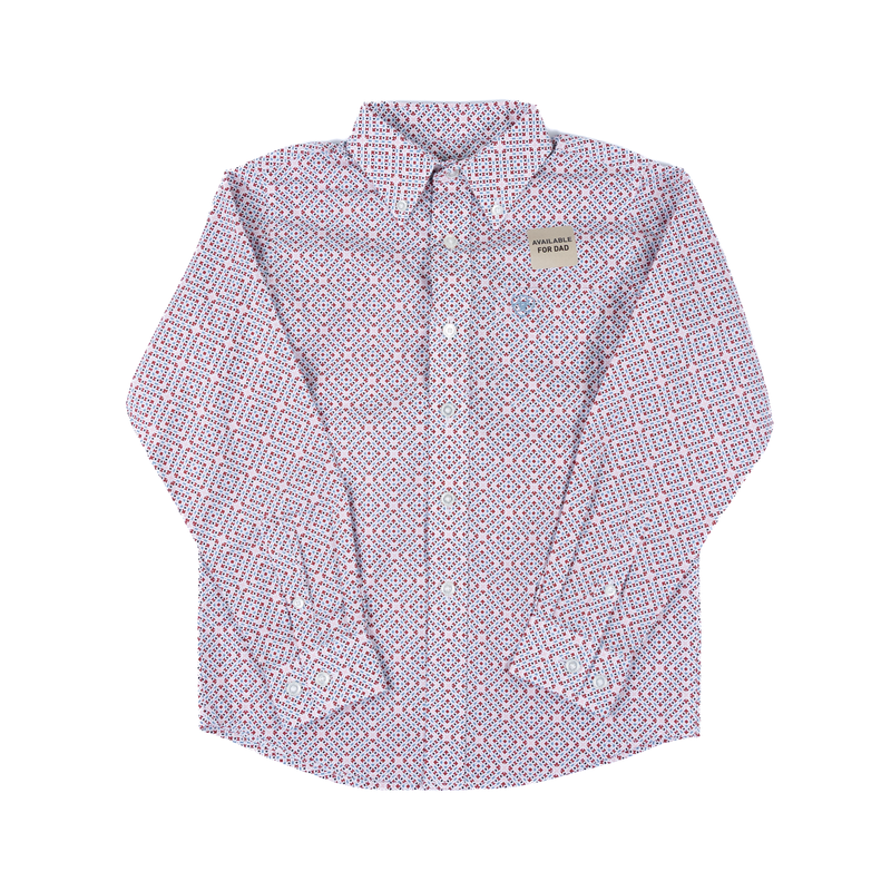 Boy's Ariat Southwest Geometric Print Jayson Shirt 10071174