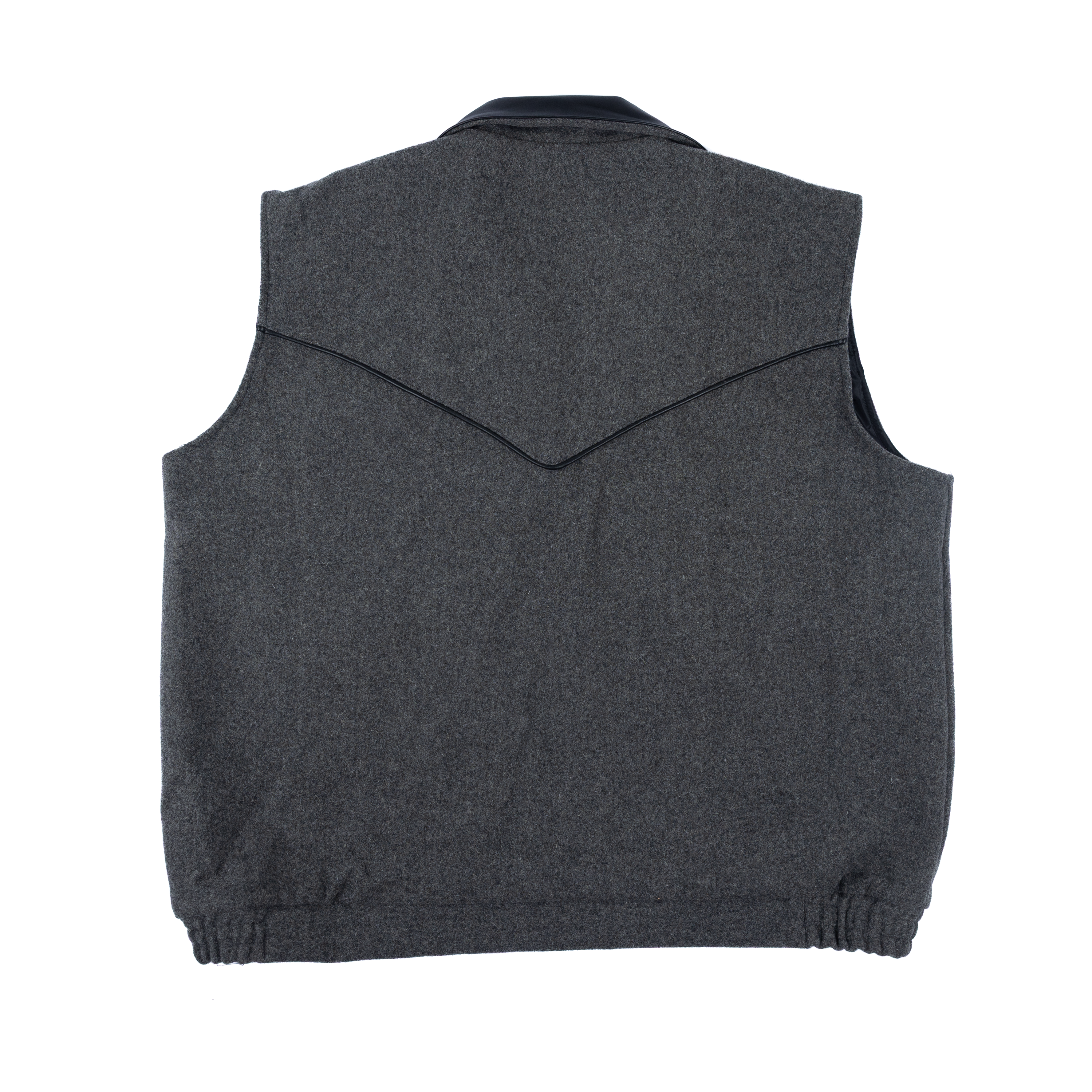 Men's Wyoming Traders Charcoal Nevada Wool Vest VNC