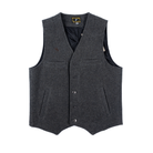 Men's Wyoming Traders Charcoal Wool Vest VC