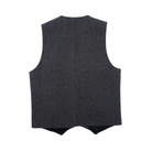 Men's Wyoming Traders Charcoal Wool Vest VC