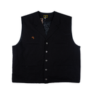 Men's Black Bronco Canvas Vest VCB
