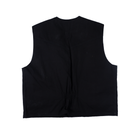 Men's Black Bronco Canvas Vest VCB