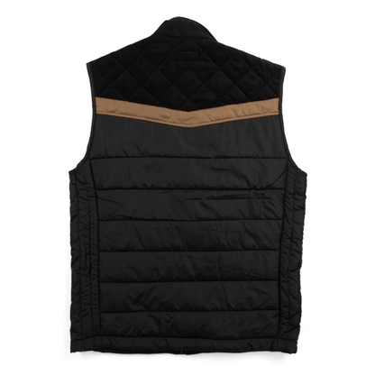 Boy's Hooey Black Packable Puffer Vest 