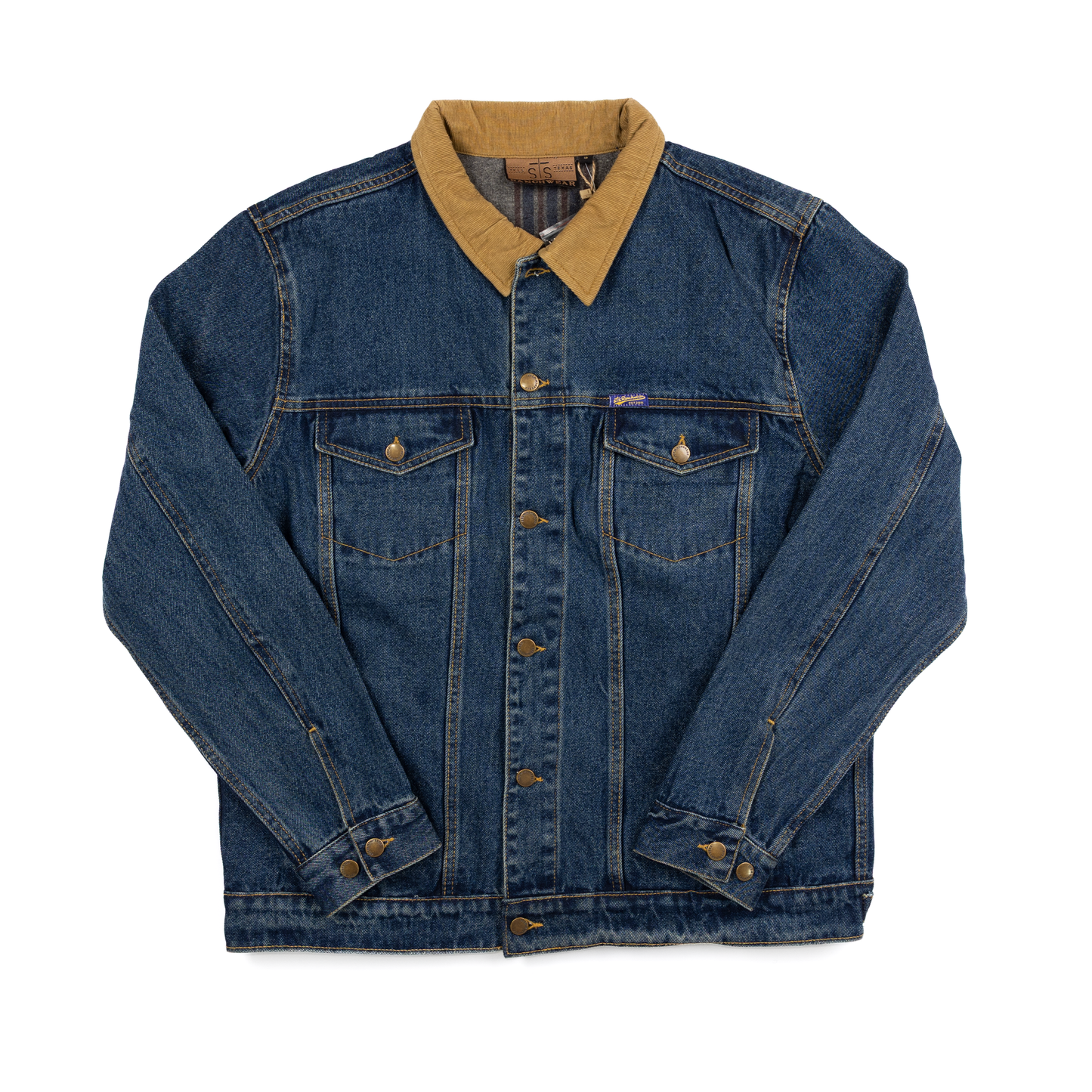 Men's STS Ranchwear Price Wool Lined Denim Jacket STS9838