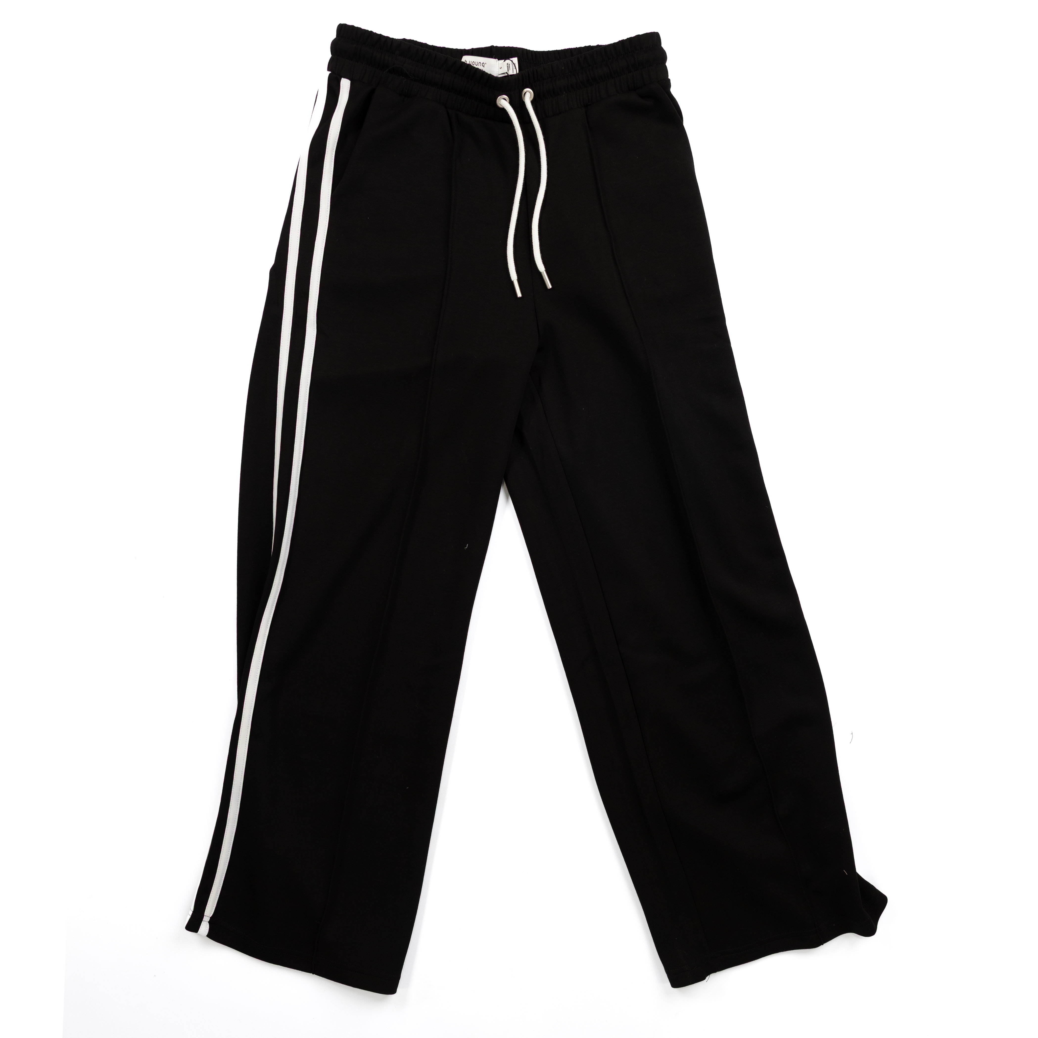 Women's B.Young Black Wide Leg Contrast Pants