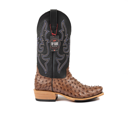 Men's Horse Power Kango Full Quill Ostrich with 13" Black Pull Up Tops HP9505